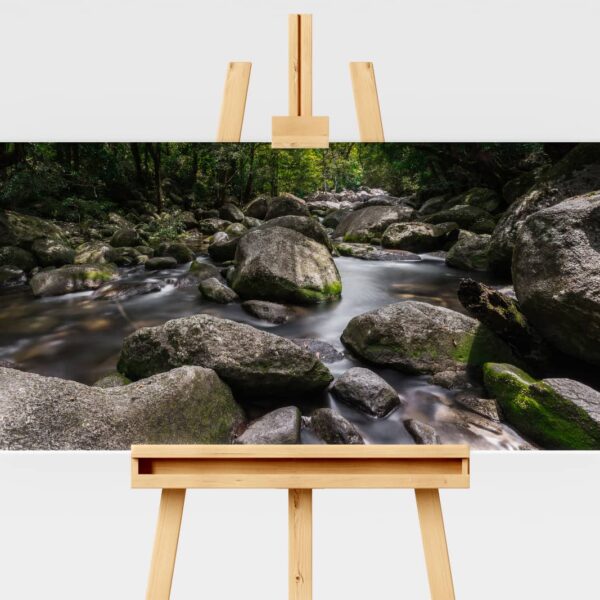 Landscape print, long exposure image of Mossman Gorge in FNQ, Australia