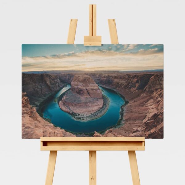 Landscape print of sunset at Horseshoe Bend in Arizona