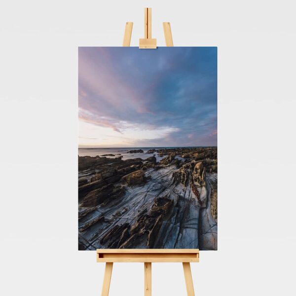 Sunset at Couta Rocks, Tasmania, Australia.