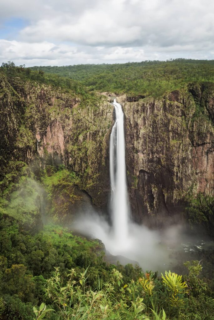 Waterfall landscape in Far North Queensland, Australia